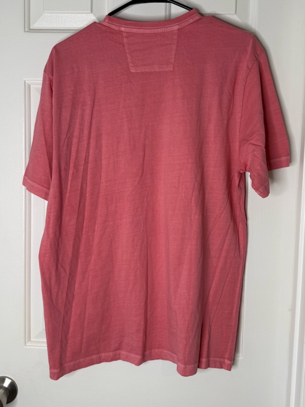 johnnie-O Coral Pink Pocket Tee - Picture 6 of 6